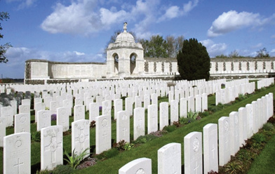 Picture of a Commonwealth War Graves Commission Graveyard